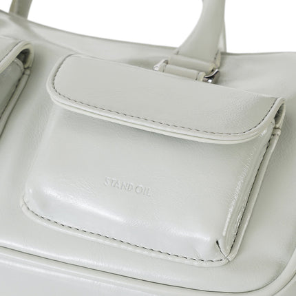 STAND OIL - Chubby Half Bag - Clutches & Mini Bags - Korean Fashion | 4982-Studio