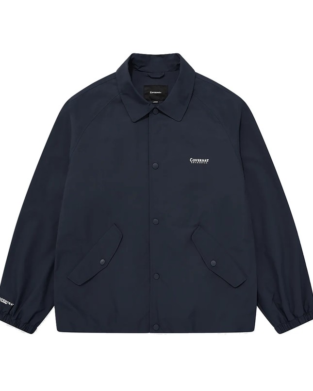 COVERNAT - PERTEX Coach Jacket Navy - Jackets - Korean Fashion | 4982-Studio