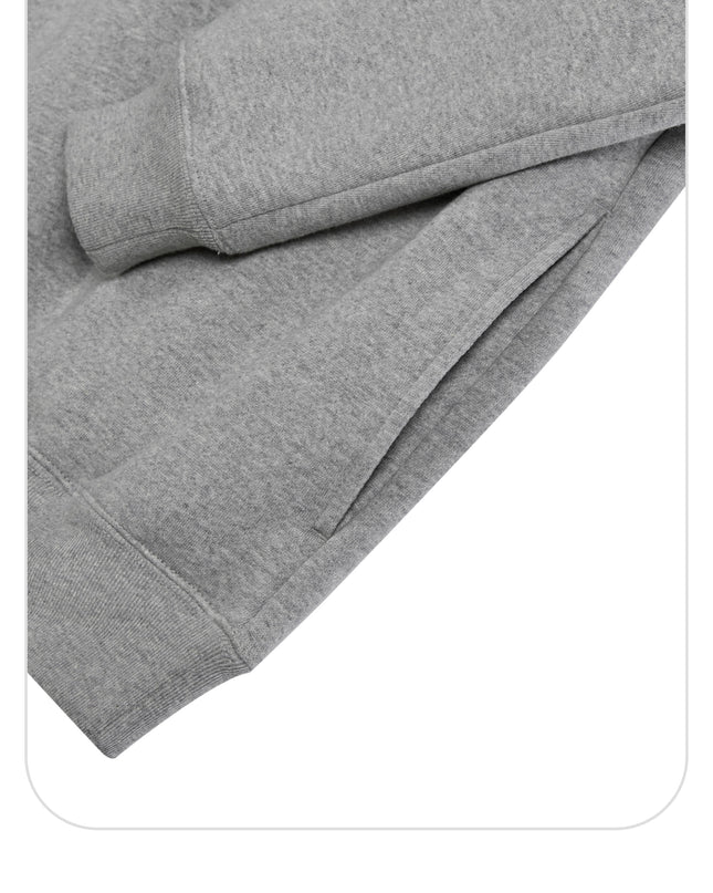 emis - Half Zip-Up Logo Sweat Shirt - Sweatshirts - Korean Fashion | 4982-Studio