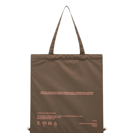 Mur - Lover recycle 2way ecobag - Totes & Shoppers - Korean Fashion | 4982-Studio