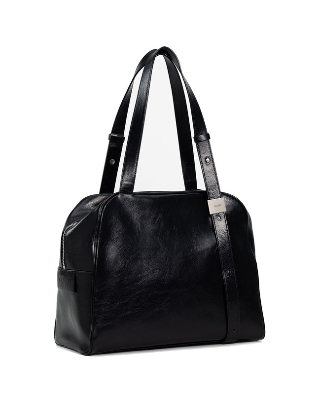 AHNI - Midnight Boston Bag - Shoulder & Crossbody Bags - Korean Fashion | 4982-Studio