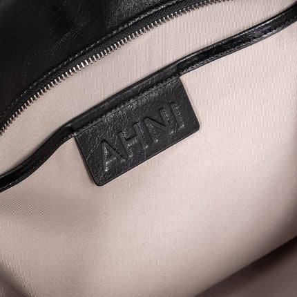 AHNI - Midnight Boston Bag - Shoulder & Crossbody Bags - Korean Fashion | 4982-Studio