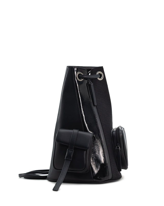 AHNI - Tweed backpack - Backpacks - Korean Fashion | 4982-Studio
