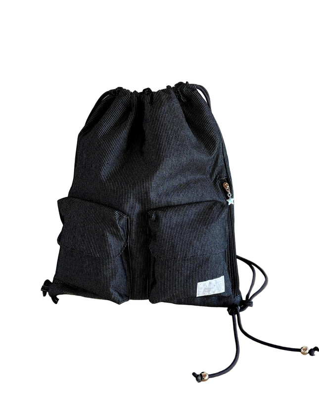 POIE - Two pocket string bag - Backpacks - Korean Fashion | 4982-Studio